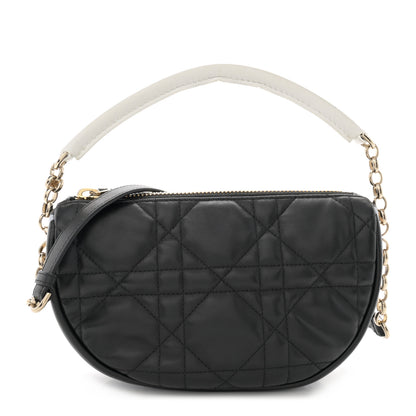 Christian Dior Lambskin Cannage Small Dior Vibe Hobo Bag Black 1 of 10