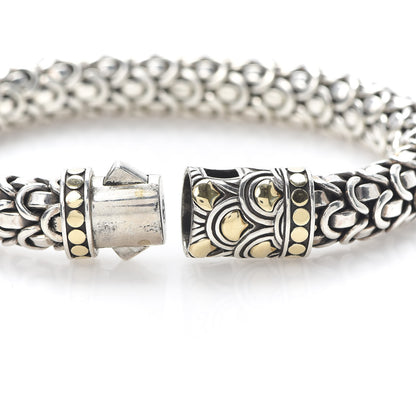 John Hardy Sterling Silver 18K Yellow Gold 10mm Legends Naga Station Bracelet 5 of 5
