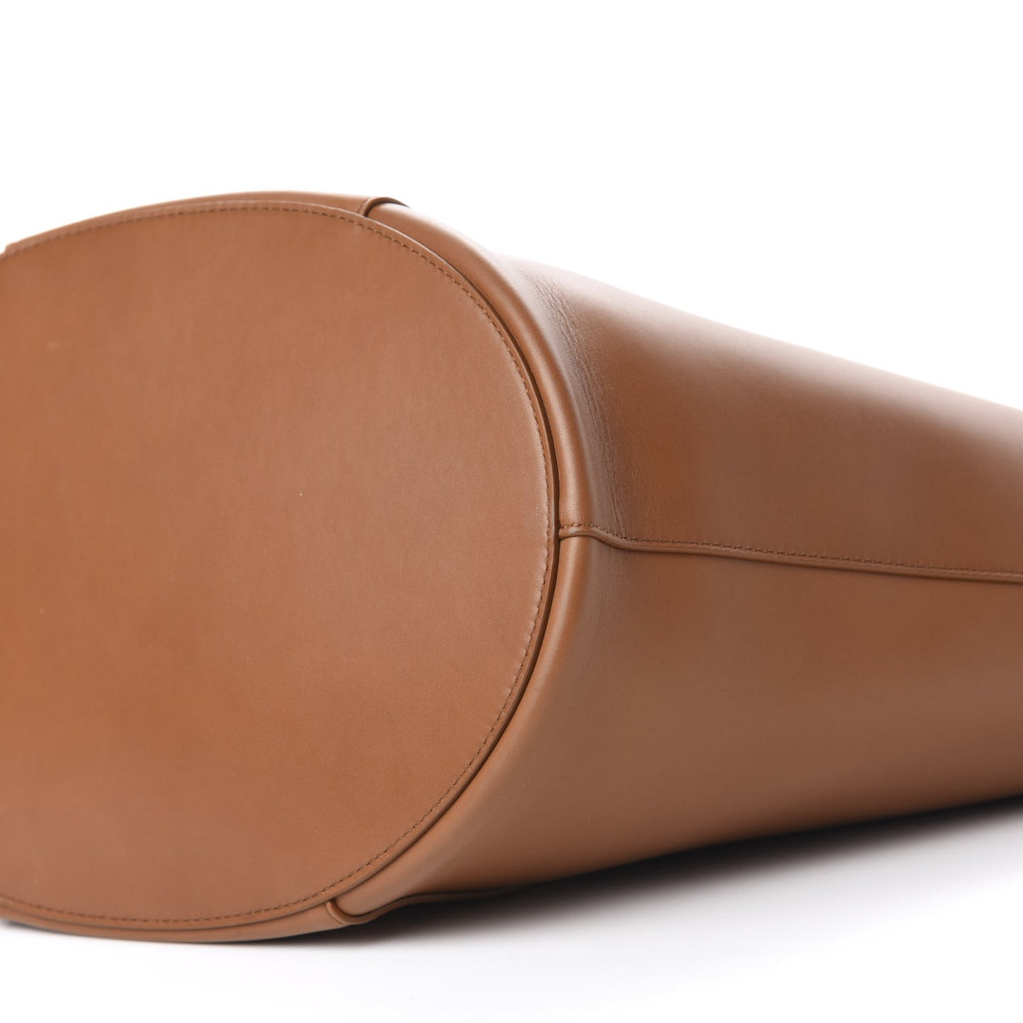 Calfskin Basket Tote Wood