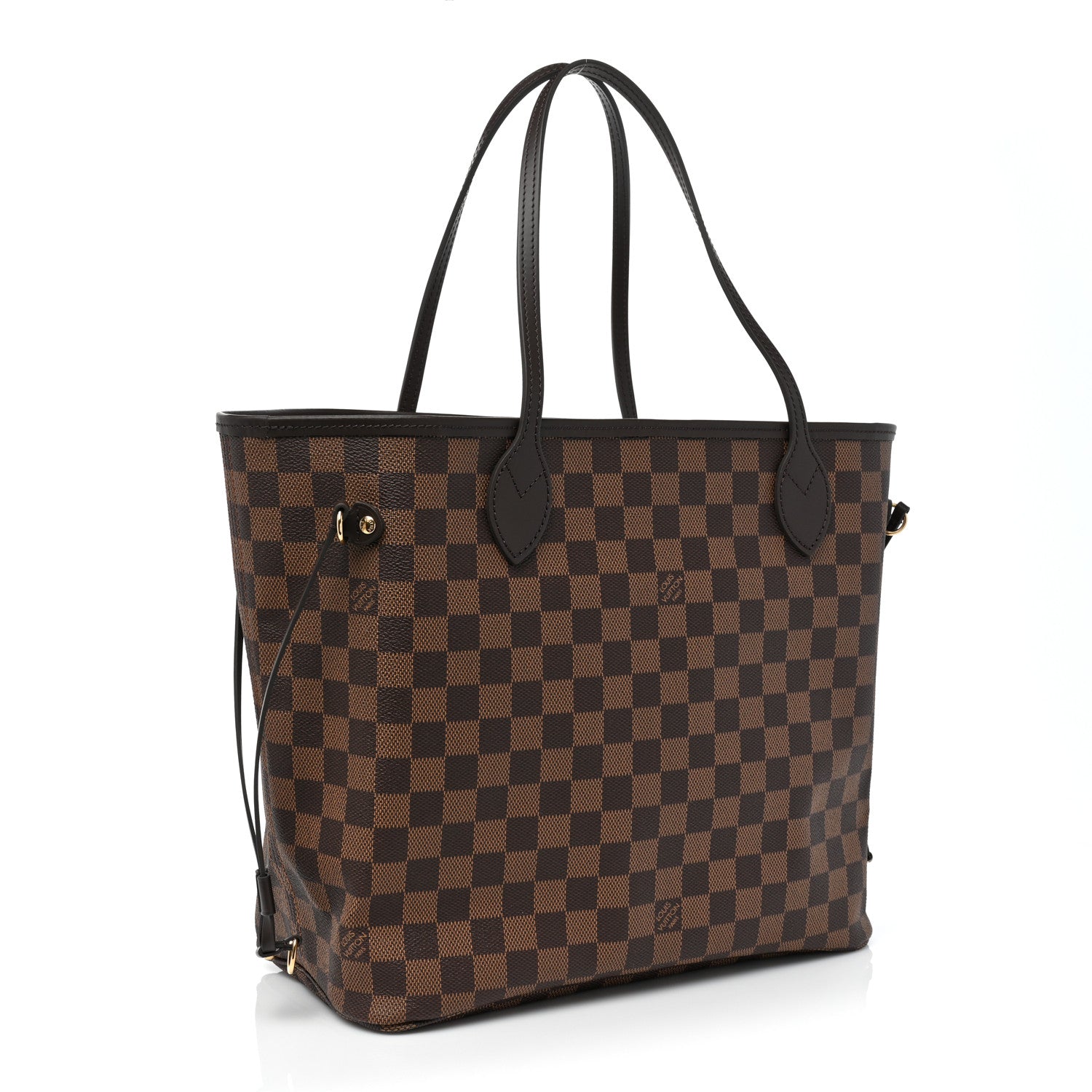 Louis Vuitton Damier Ebene Neo Neverfull MM Rose Ballerine 4 of 9