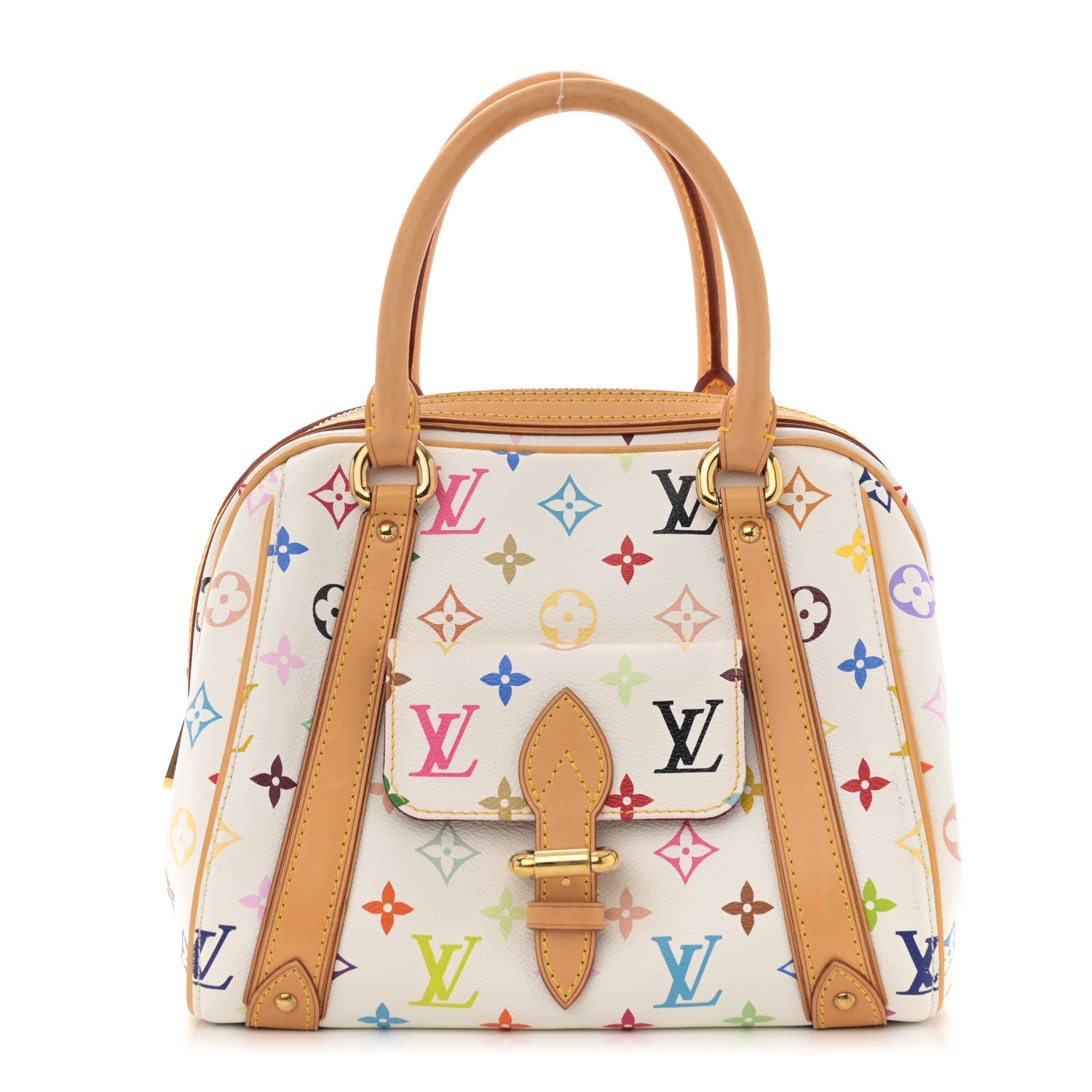 Louis Vuitton Monogram Multicolor Priscilla White 1 of 14