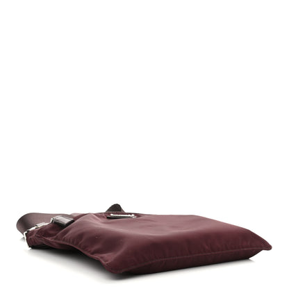 Prada Tessuto Nylon Small Flat Messenger Bag Granato 4 of 12