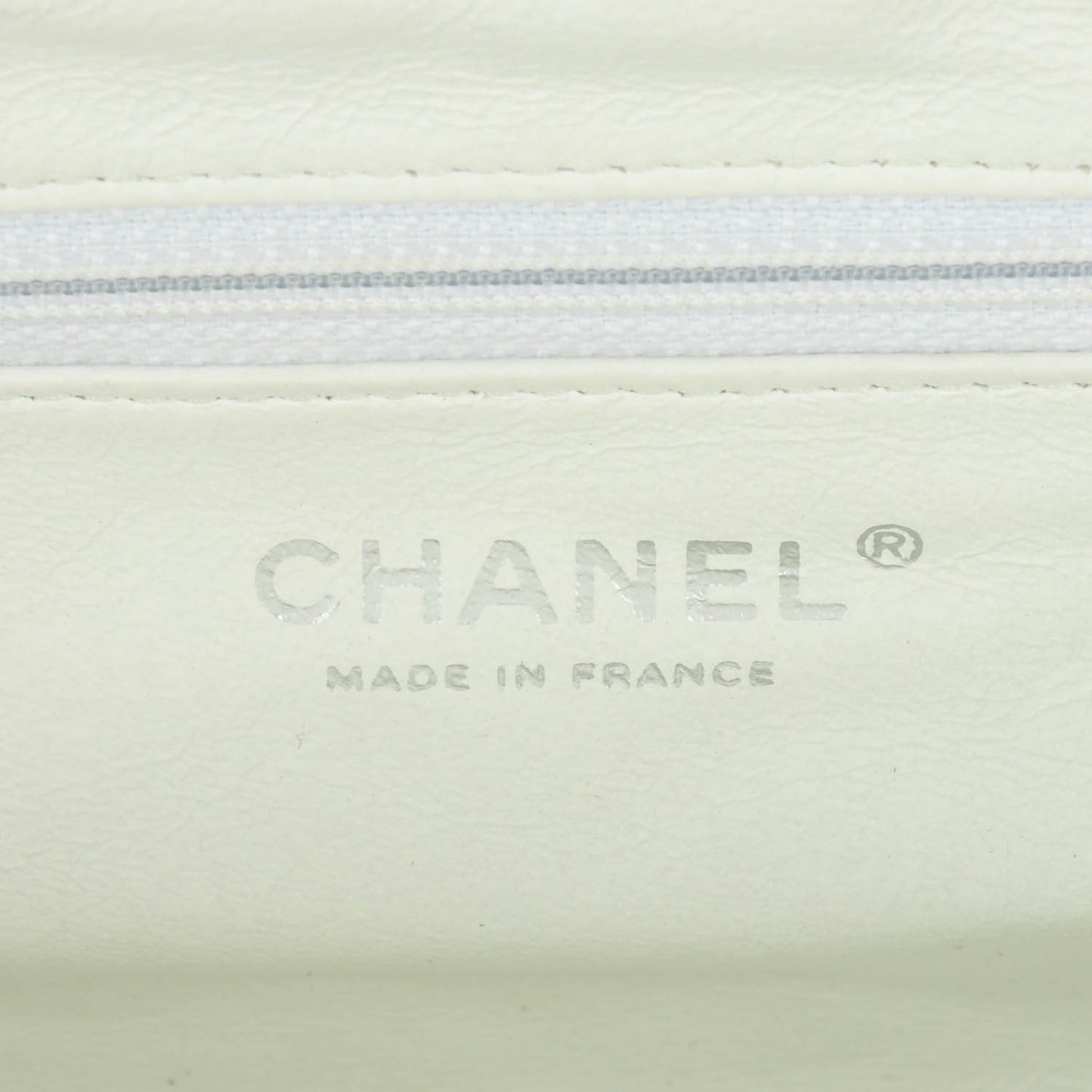 Caviar Quilted Timeless Clutch White