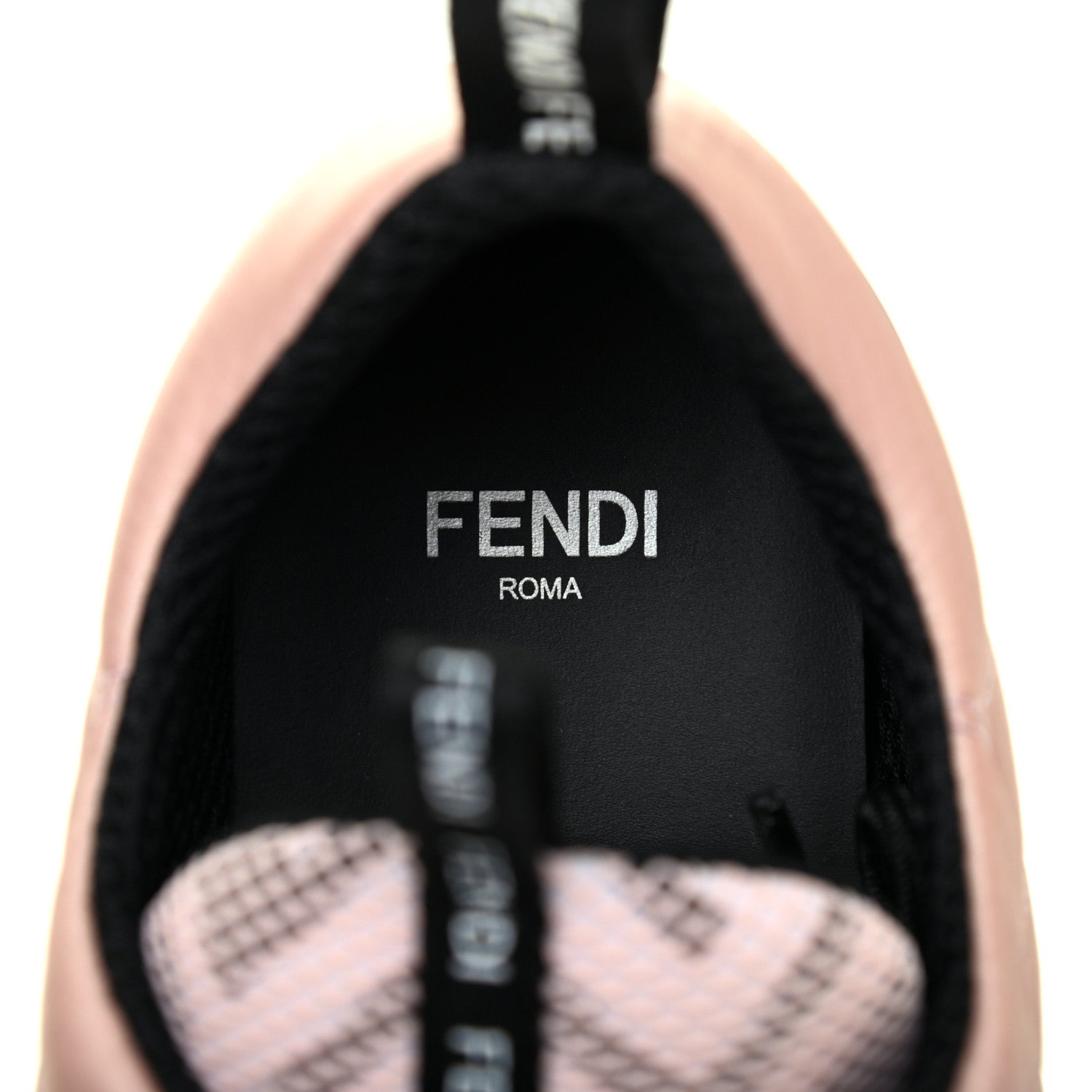 Fendi Nylon FFreedom Sneakers 36.5 White Rosa 7 of 9