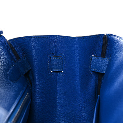 Hermes Togo Birkin 30 Bleu France 16 of 35