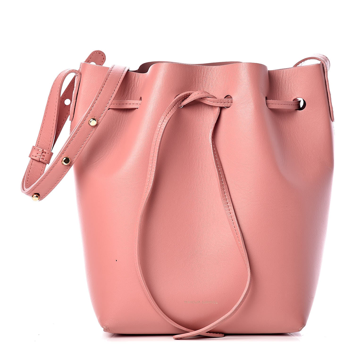 Mansur Gavriel Calfskin Mini Bucket Bag Blush 1 of 12