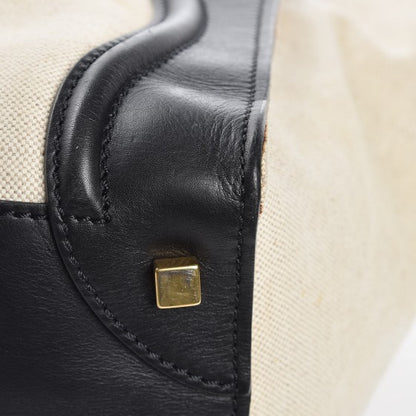 Celine Natural Canvas Smooth Calfskin Mini Luggage Cream 13 of 14