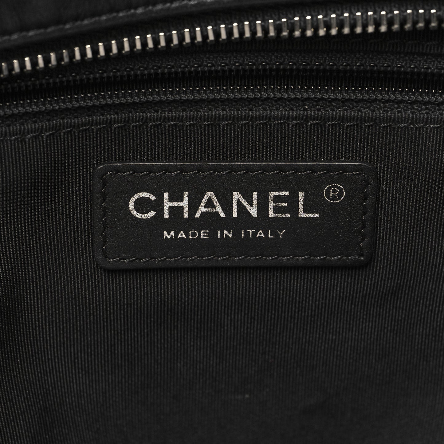 Calfskin Quilted Feather Weight Bowling Bag Black