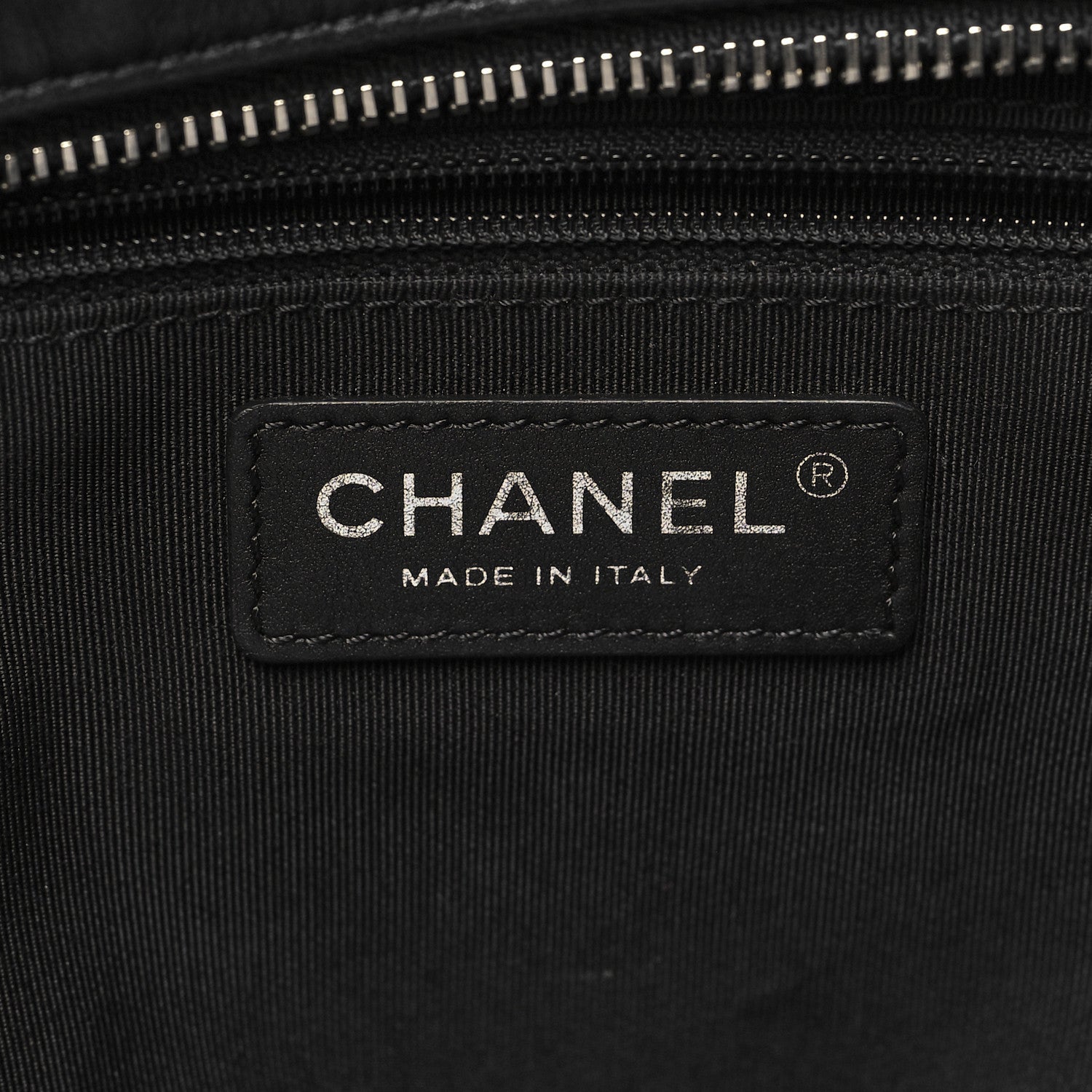 Chanel Calfskin Quilted Feather Weight Bowling Bag Black 6 of 14
