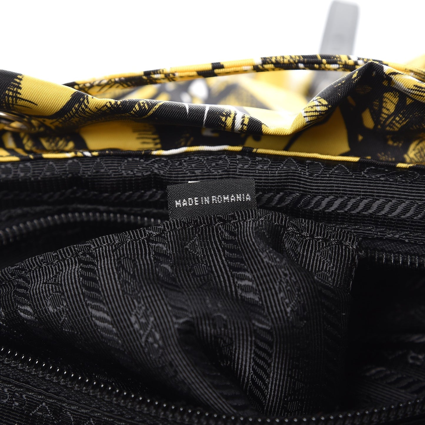 Tessuto Nylon Medium Banana Print Backpack Giallo Dis Banana
