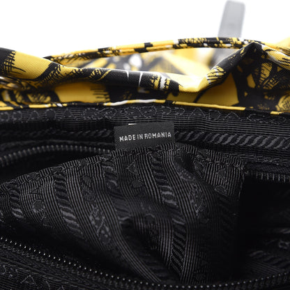 Prada Tessuto Nylon Medium Banana Print Backpack Giallo Dis Banana 7 of 8