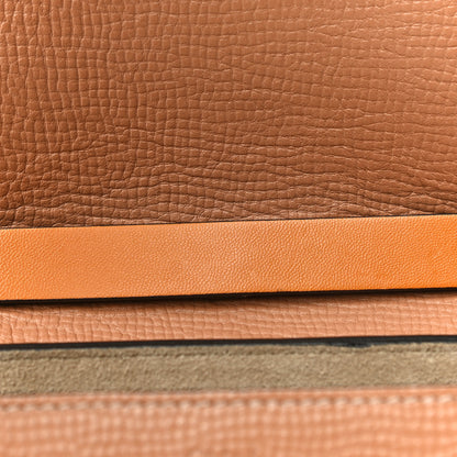 Chloe Grained Calfskin Lambskin Bi-Color Drew Shoulder Bag Wet Sand Sunflower 12 of 19