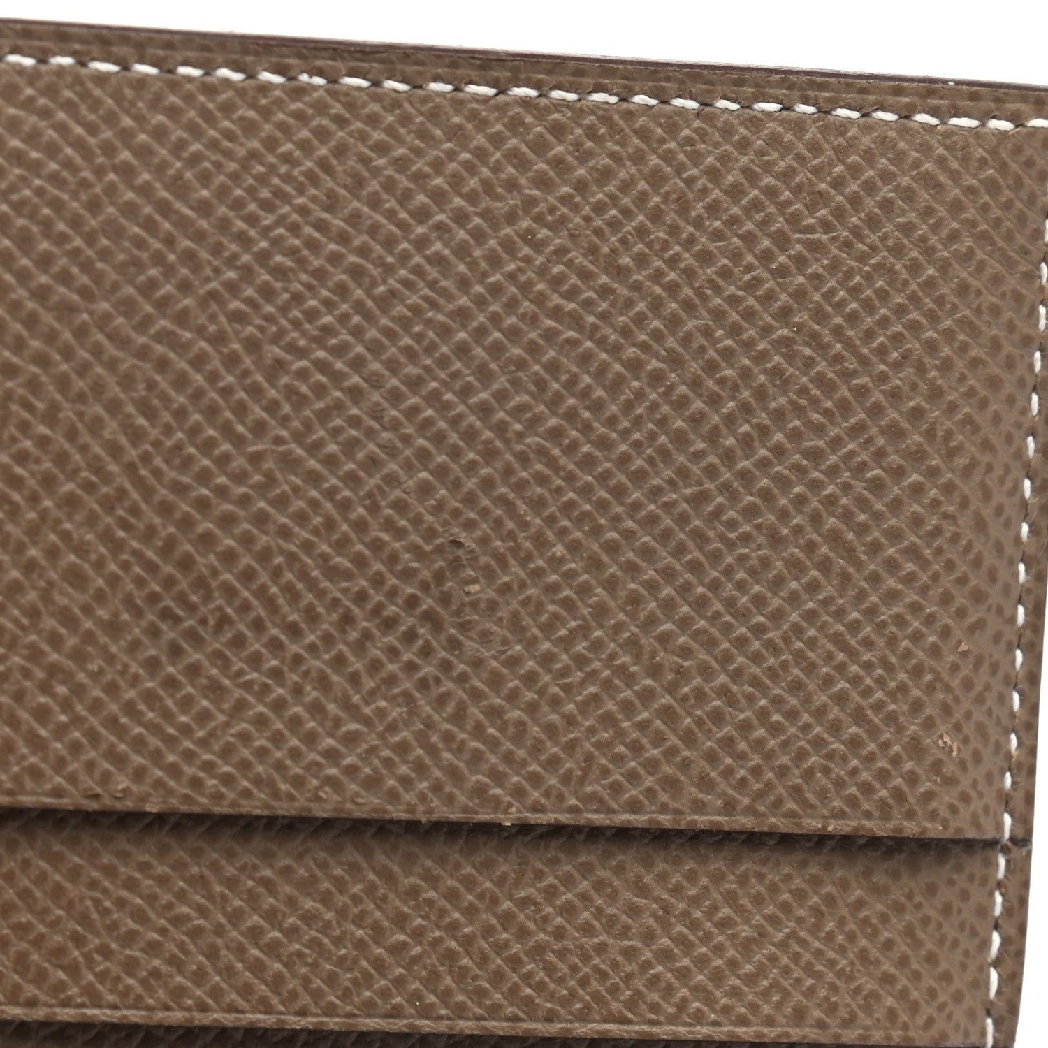 Hermes Epsom Clic Mini Card Holder Etoupe 9 of 9