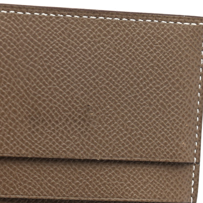 Hermes Epsom Clic Mini Card Holder Etoupe 9 of 9