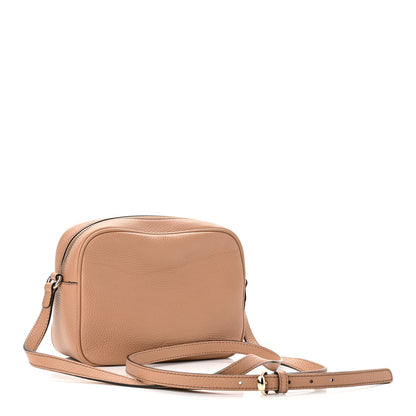 Gucci Pebbled Calfskin Small Soho Disco Bag Camelia 3 of 12