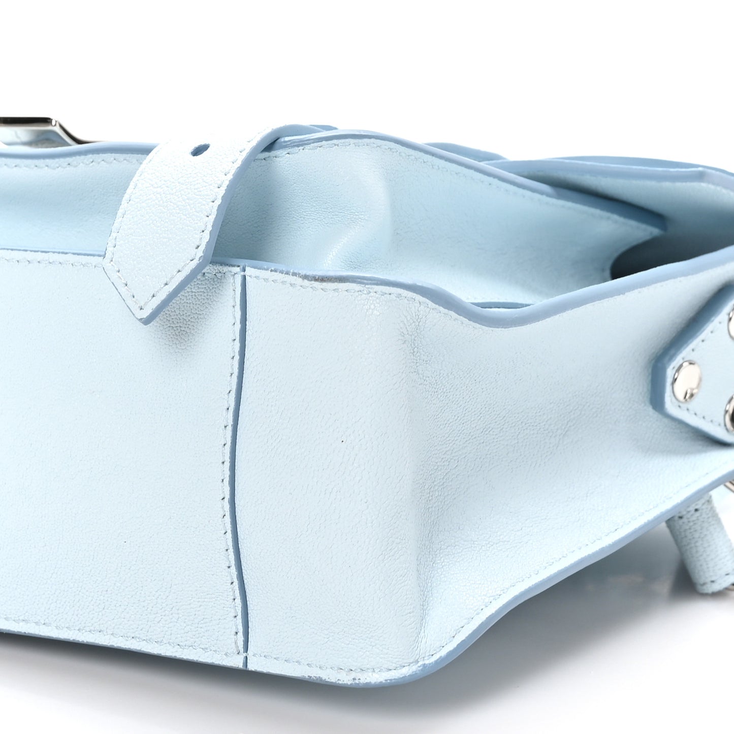 Lambskin Tiny PS1 Satchel Baby Blue