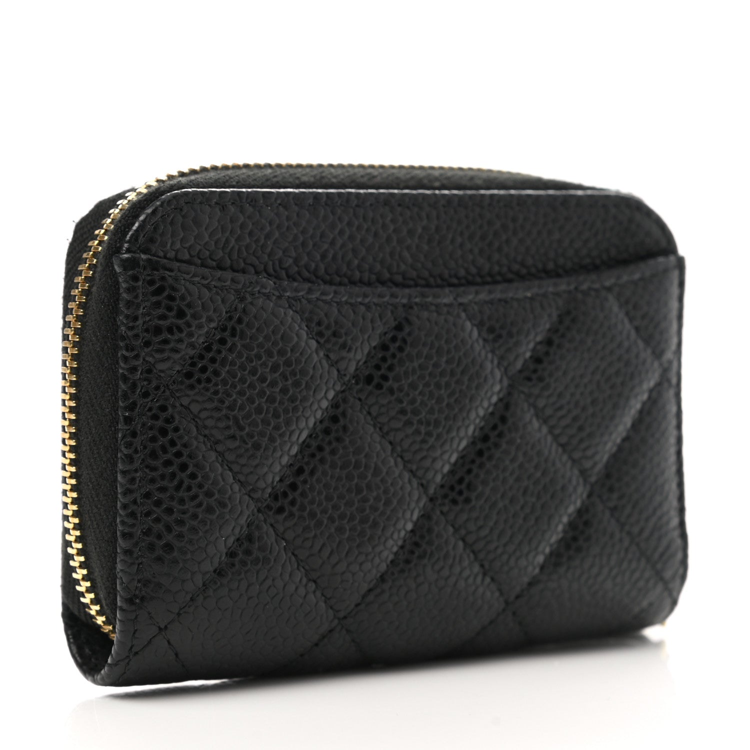 Chanel Caviar Quilted Classic Zipped Coin Purse Black 4 of 10