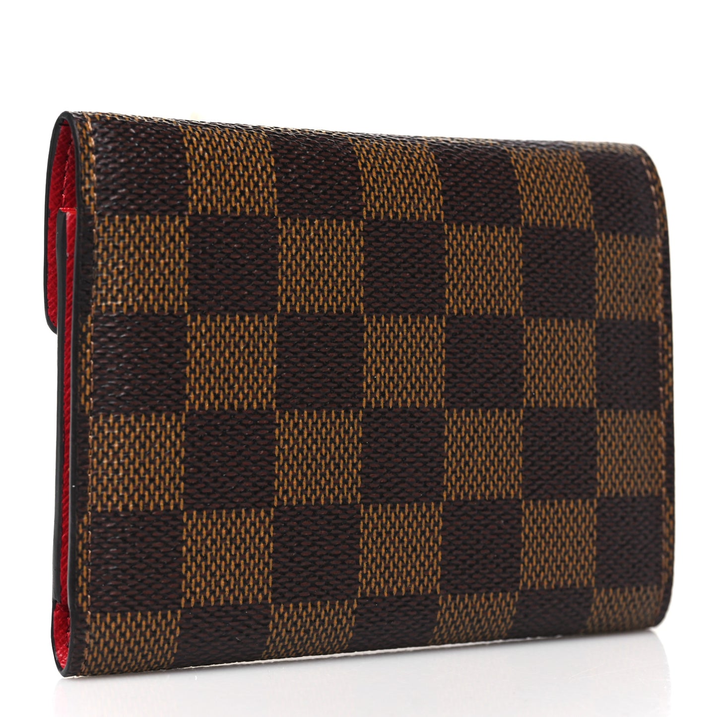 Damier Ebene Victorine Wallet Red