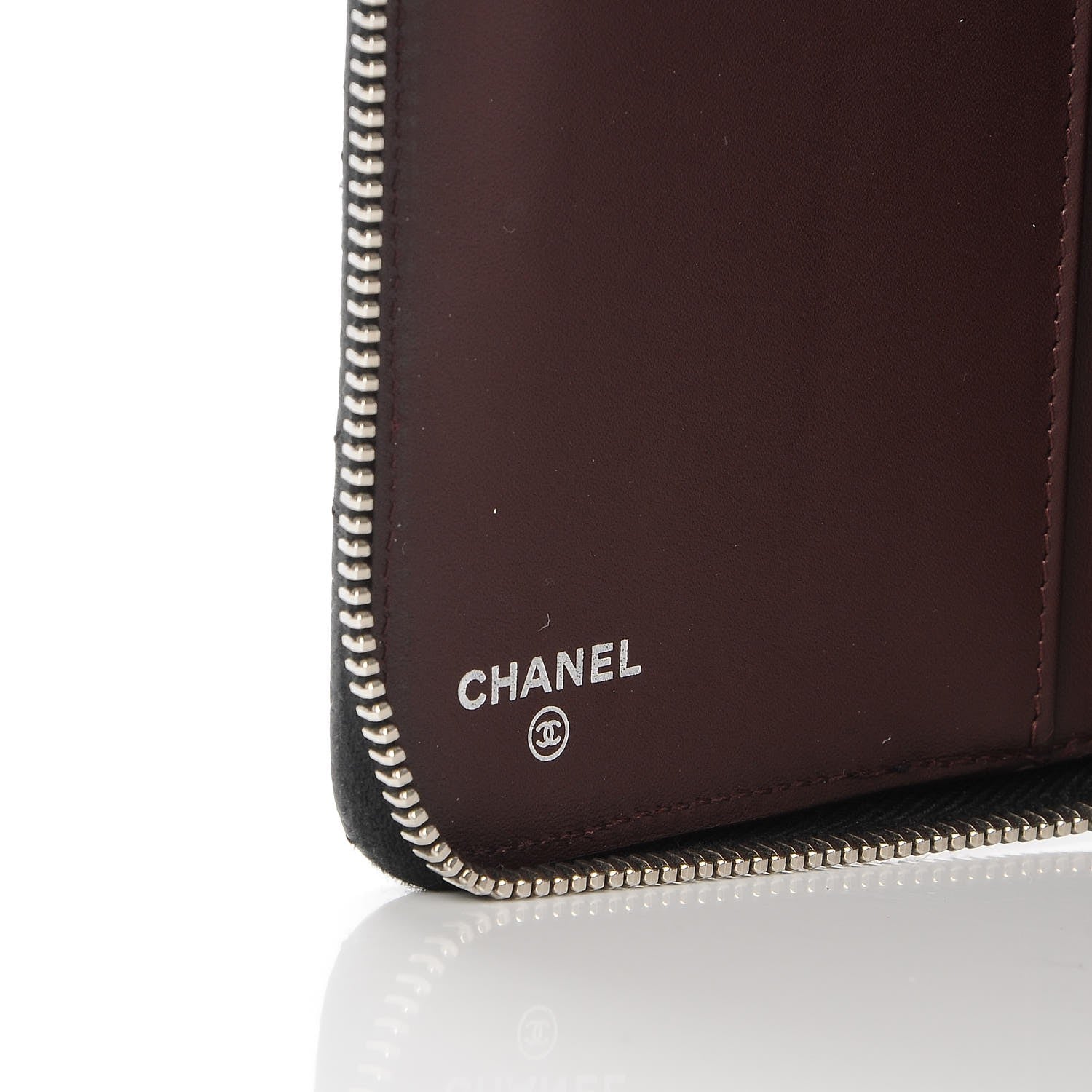Chanel Caviar Quilted Large Zip Around Organizer Wallet Black 6 of 10