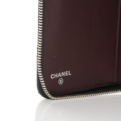 Chanel Caviar Quilted Large Zip Around Organizer Wallet Black 6 of 10