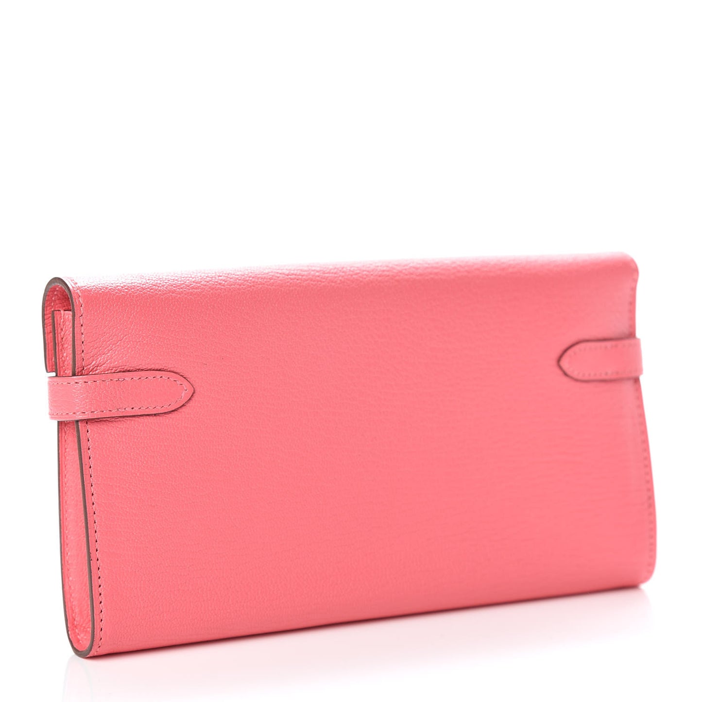 Chevre Mysore Kelly Longue Wallet Rose Lipstick
