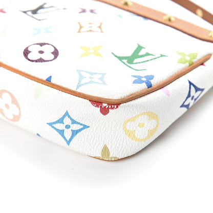 Louis Vuitton Monogram Multicolor Pochette Accessories White 11 of 15