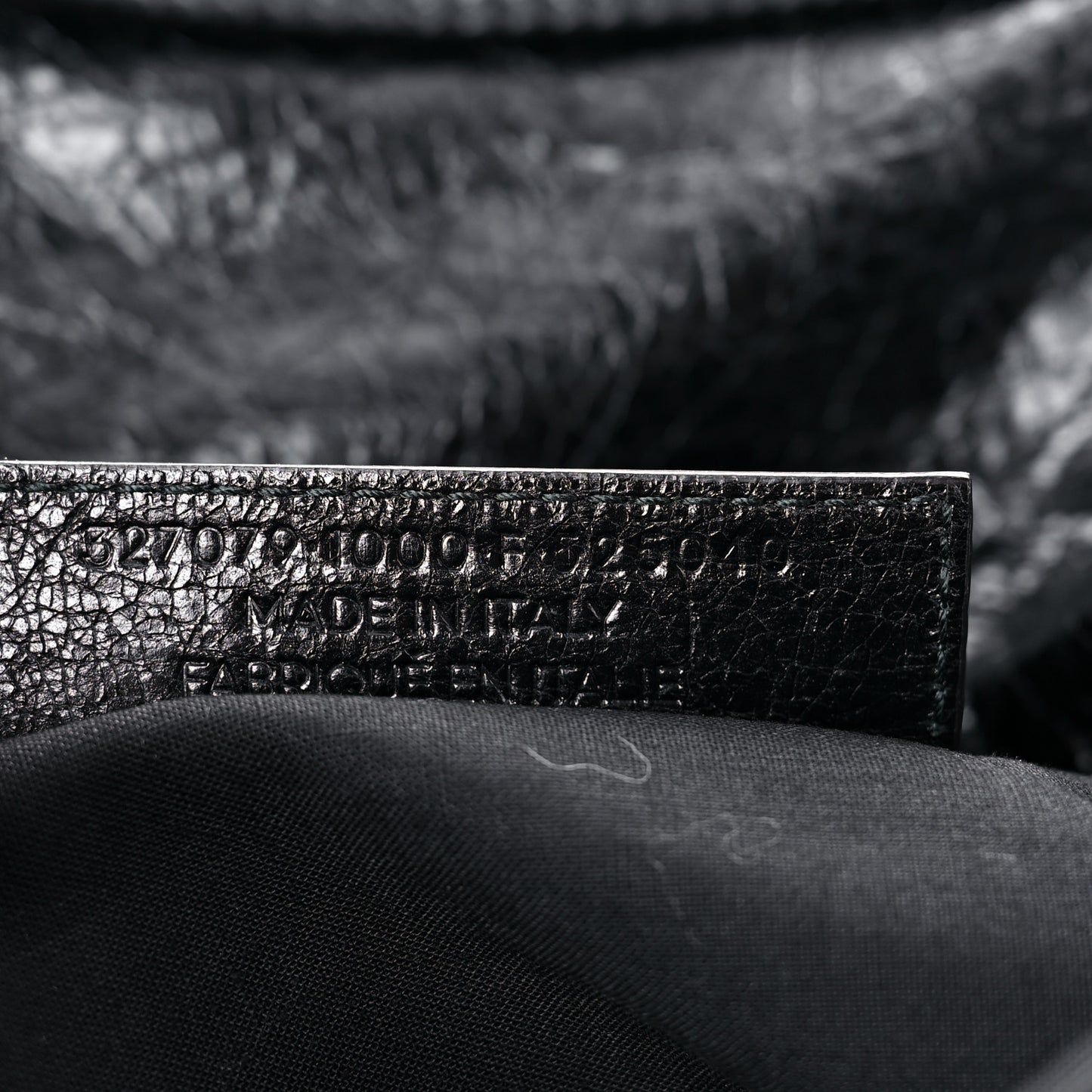Agneau Giant 12 Silver Hardware Envelope Strap Clutch Black