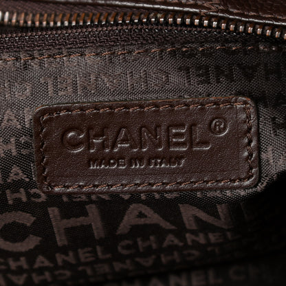 Chanel Caviar Square Stitched Tote Brown 5 of 11