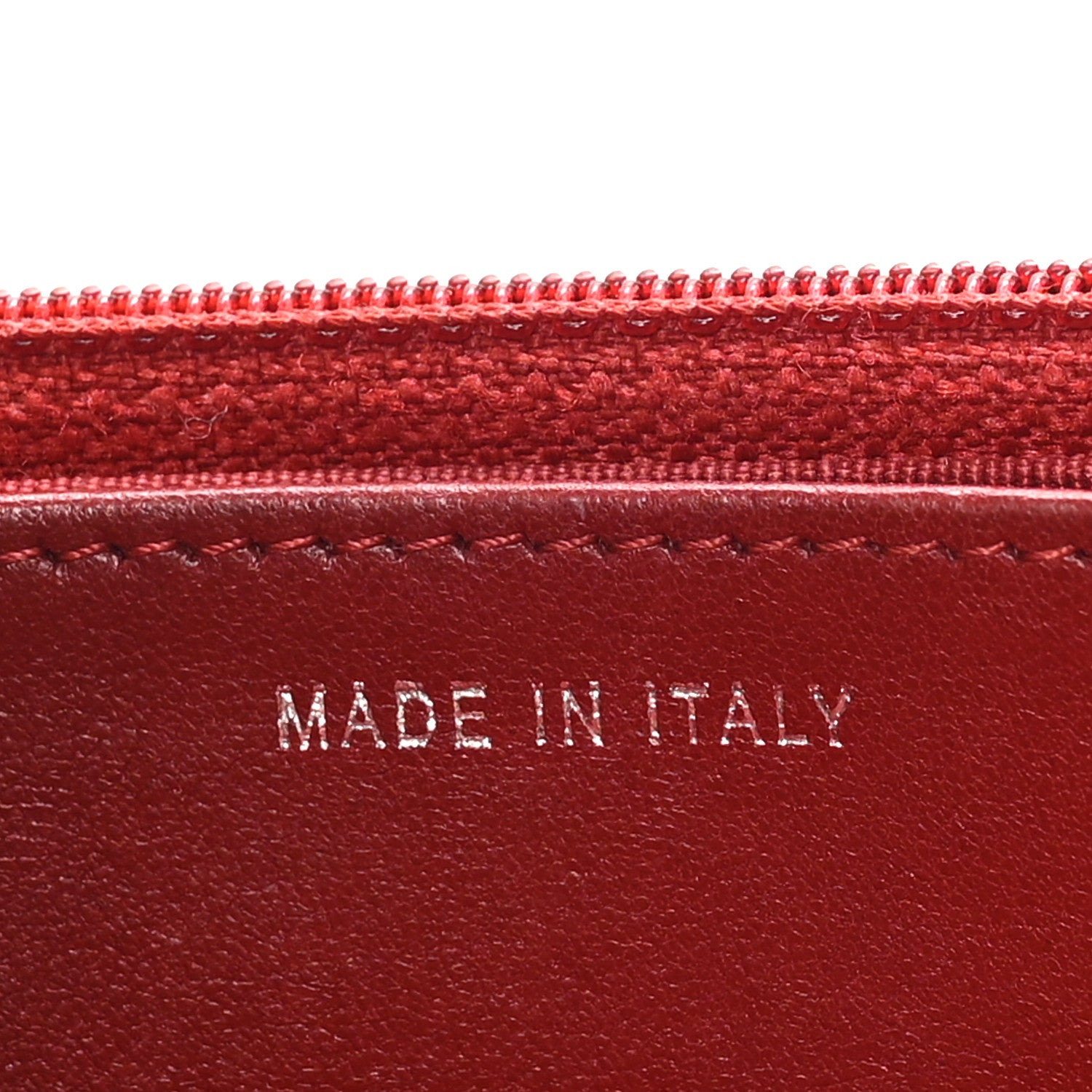 Chanel Lambskin Quilted Wallet On Chain WOC Red 6 of 11