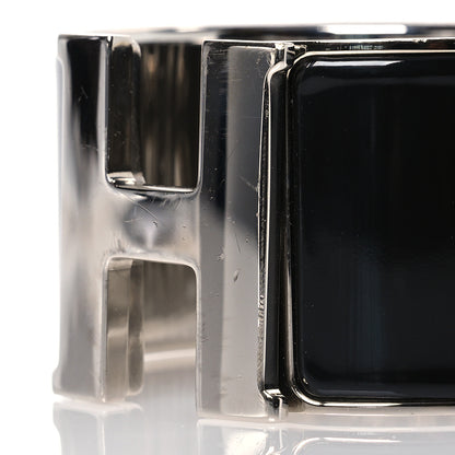 Hermes Enamel Extra Wide Clic Clac H Bracelet GM Black 4 of 5