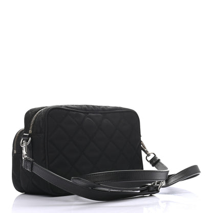 Prada Nylon Tessuto Impuntu Quilted Crossbody Bag Black 2 of 10