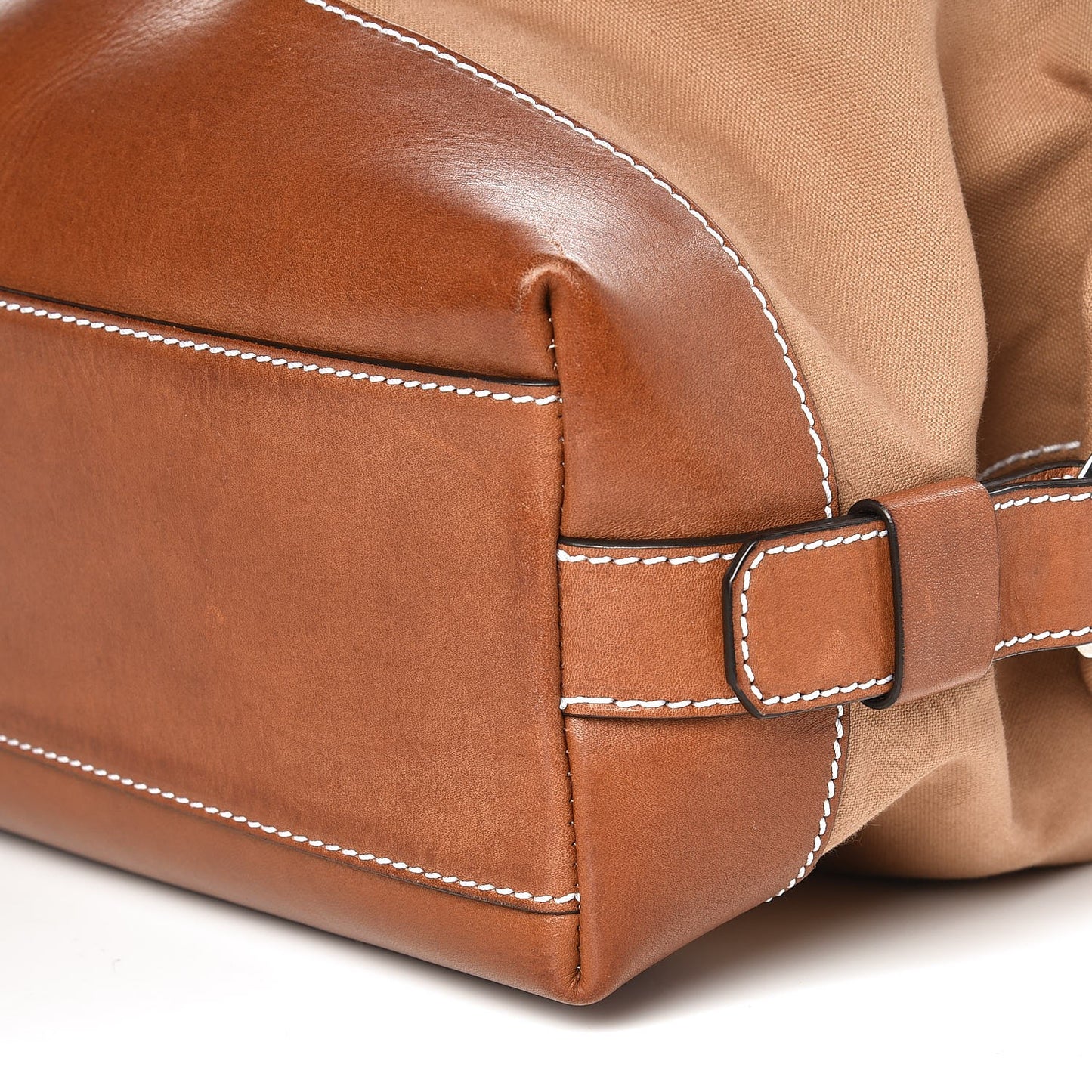 Canvas Calfskin Small Nightingale Tan Light Brown