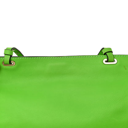 Valentino Garavani Vitello Medium Rockstud Tote Green Fluo 18 of 18