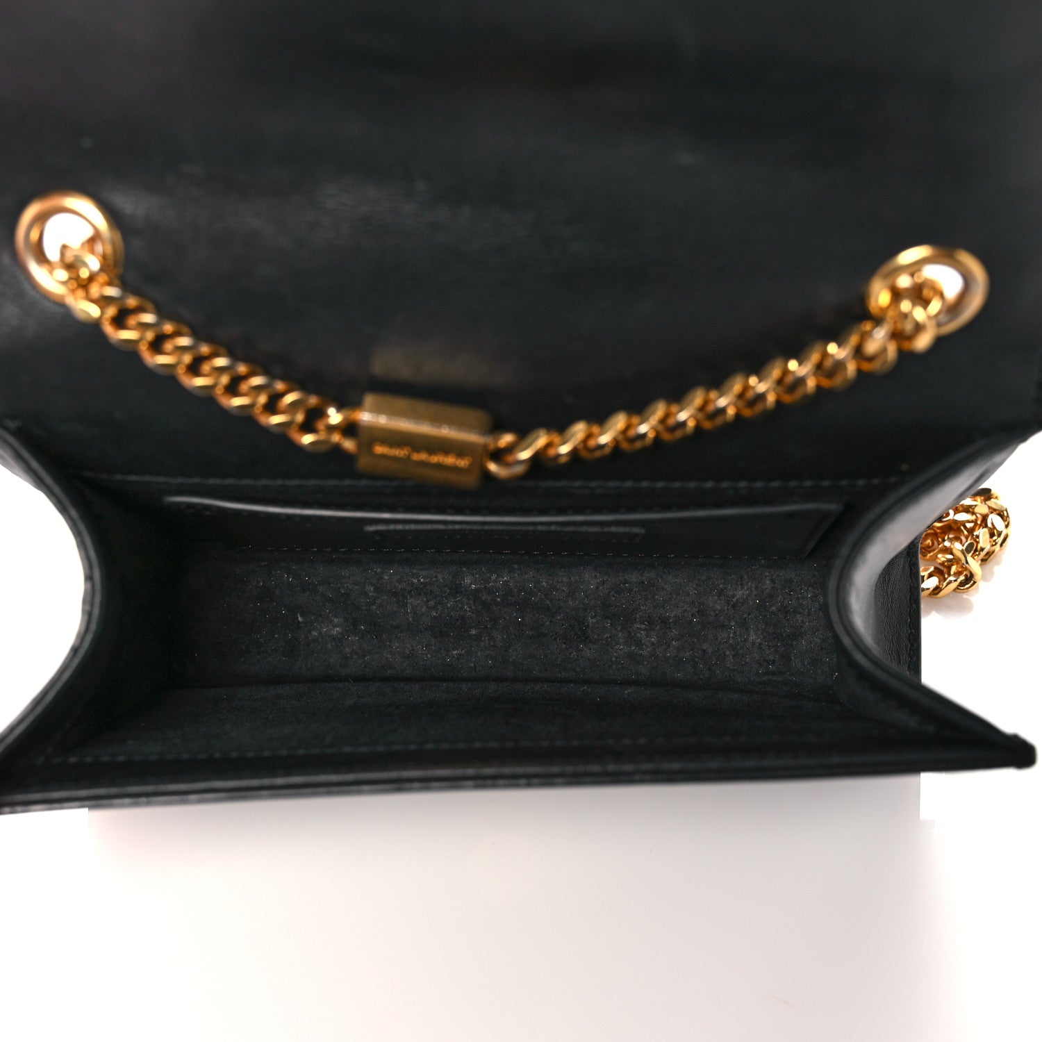 Saint Laurent Calfskin Small Classic Monogram Kate Tassel Satchel Black 5 of 17