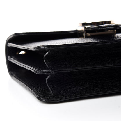 Gucci Dollar Calfskin Small Interlocking G Shoulder Bag Black 5 of 9