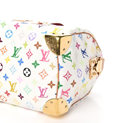 Louis Vuitton Monogram Multicolor Speedy 30 White 8 of 10
