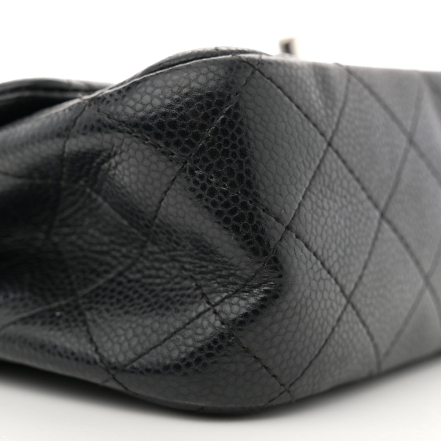 Chanel Caviar Quilted Mini Square Flap Black 9 of 12