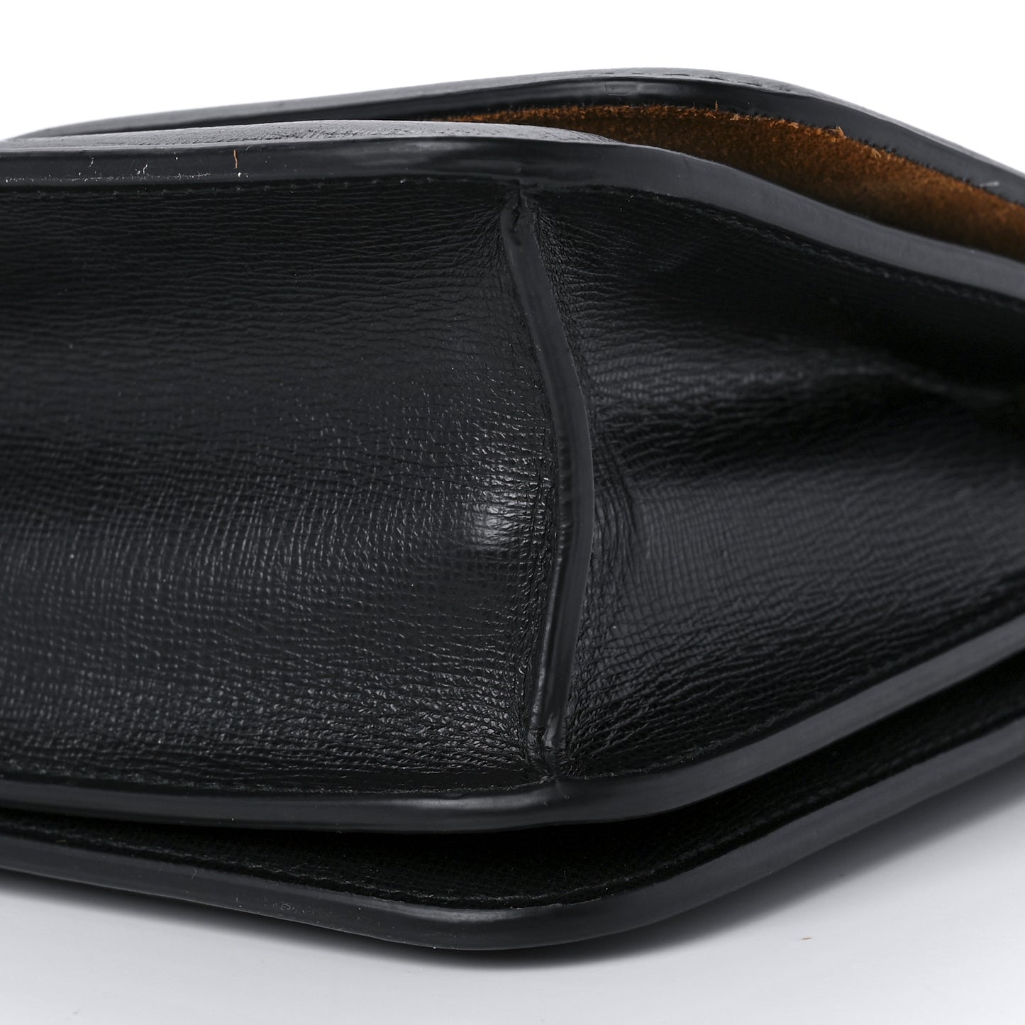 Spazzolato Calfskin Mini Classic BV Bag Black