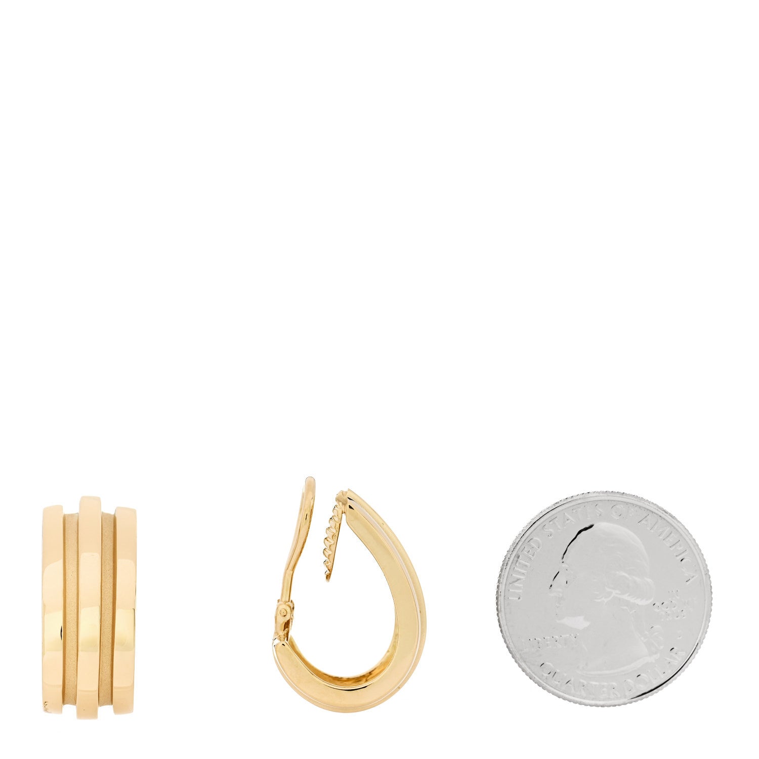 Tiffany 18K Yellow Gold Atlas Hoop Earrings 1852497 – FASHIONPHILE