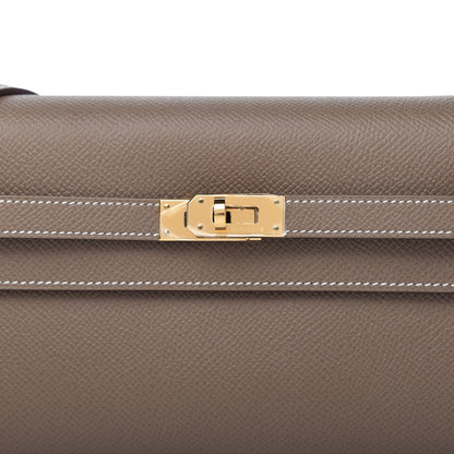 Hermes Epsom Kelly Wallet To Go Etoupe 9 of 10