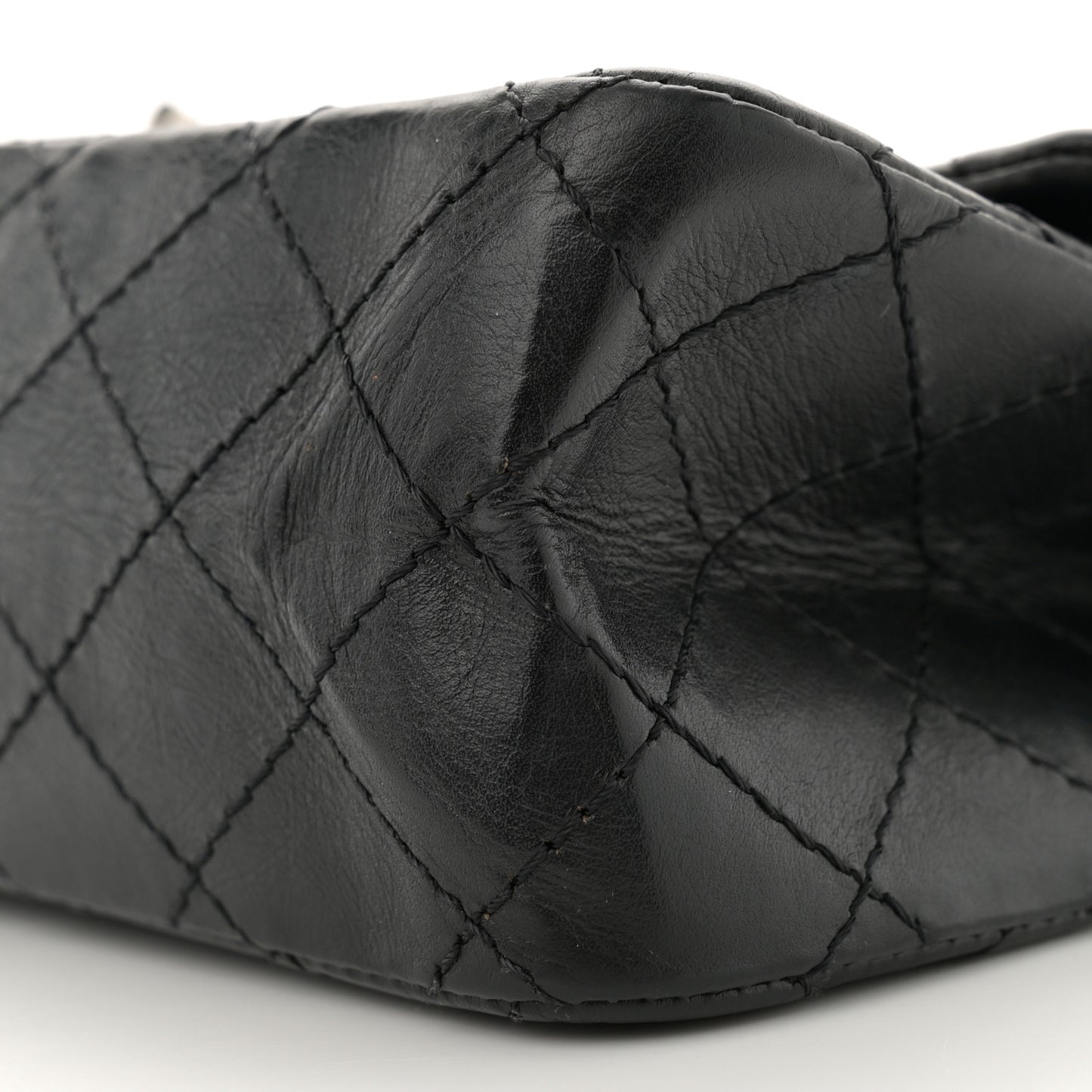 Aged Calfskin Lucky Charms 2.55 Reissue 225 Flap Black