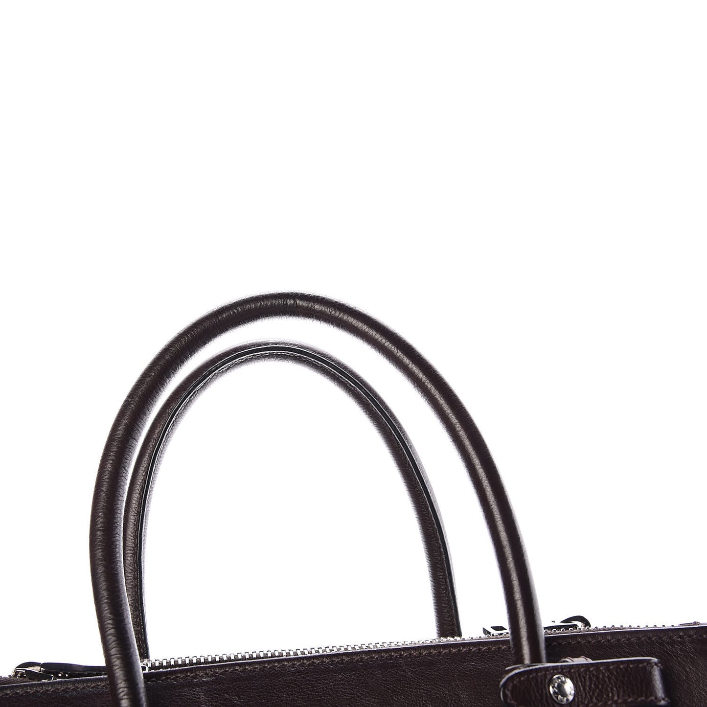 Glace Calfskin Twin Pocket Tote Moro