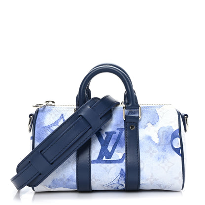 Louis Vuitton Monogram Watercolor Keepall XS Blue 1 of 8