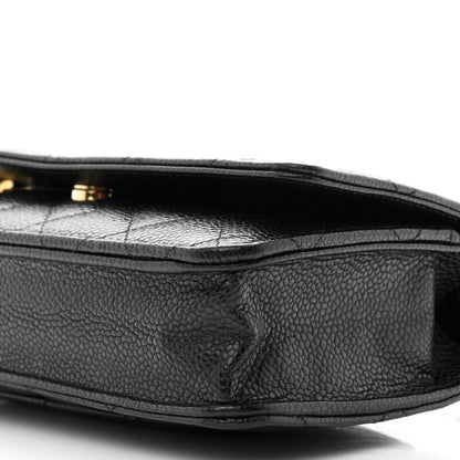 Chanel Caviar Quilted Wallet On Chain WOC Black 11 of 12