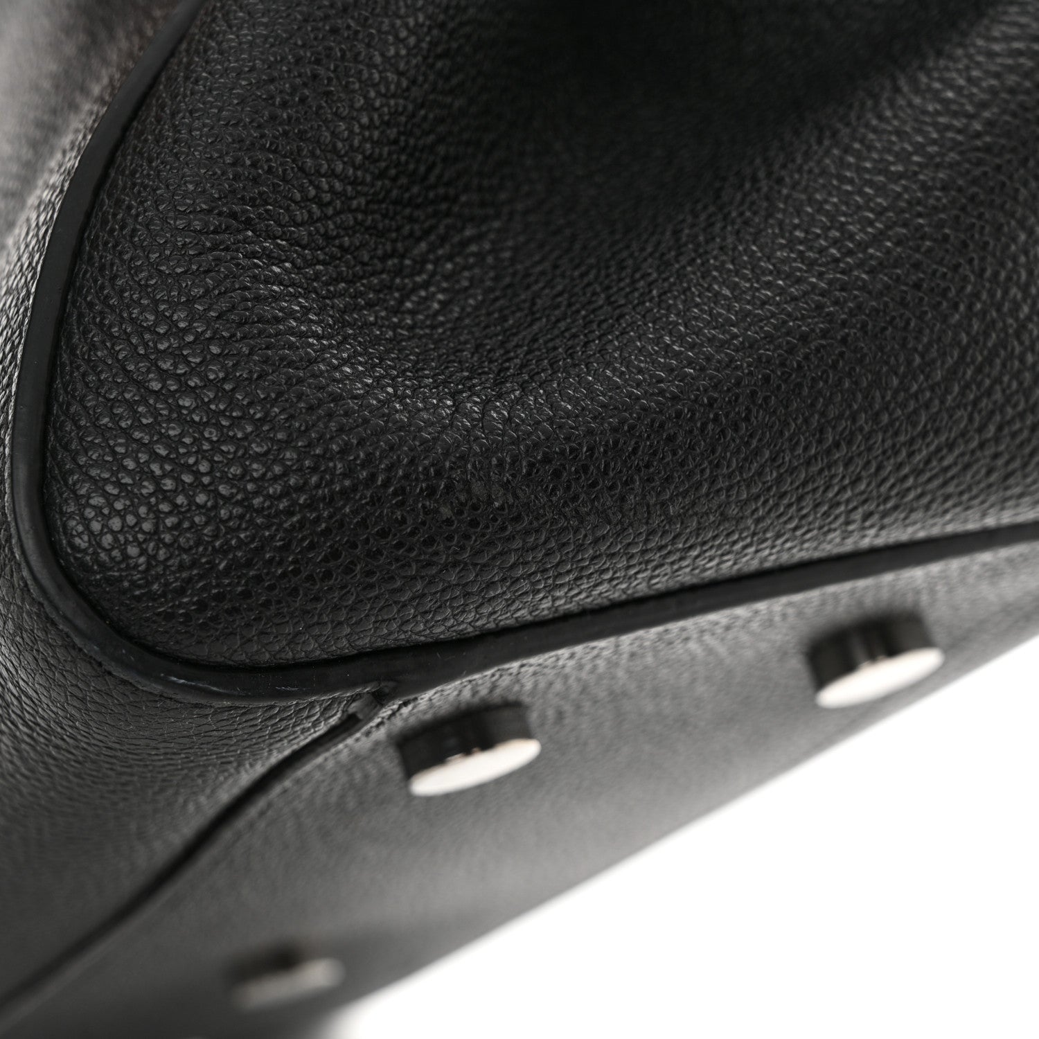 Saint Laurent Grained Calfskin Small Cabas Rive Gauche Black 19 of 22