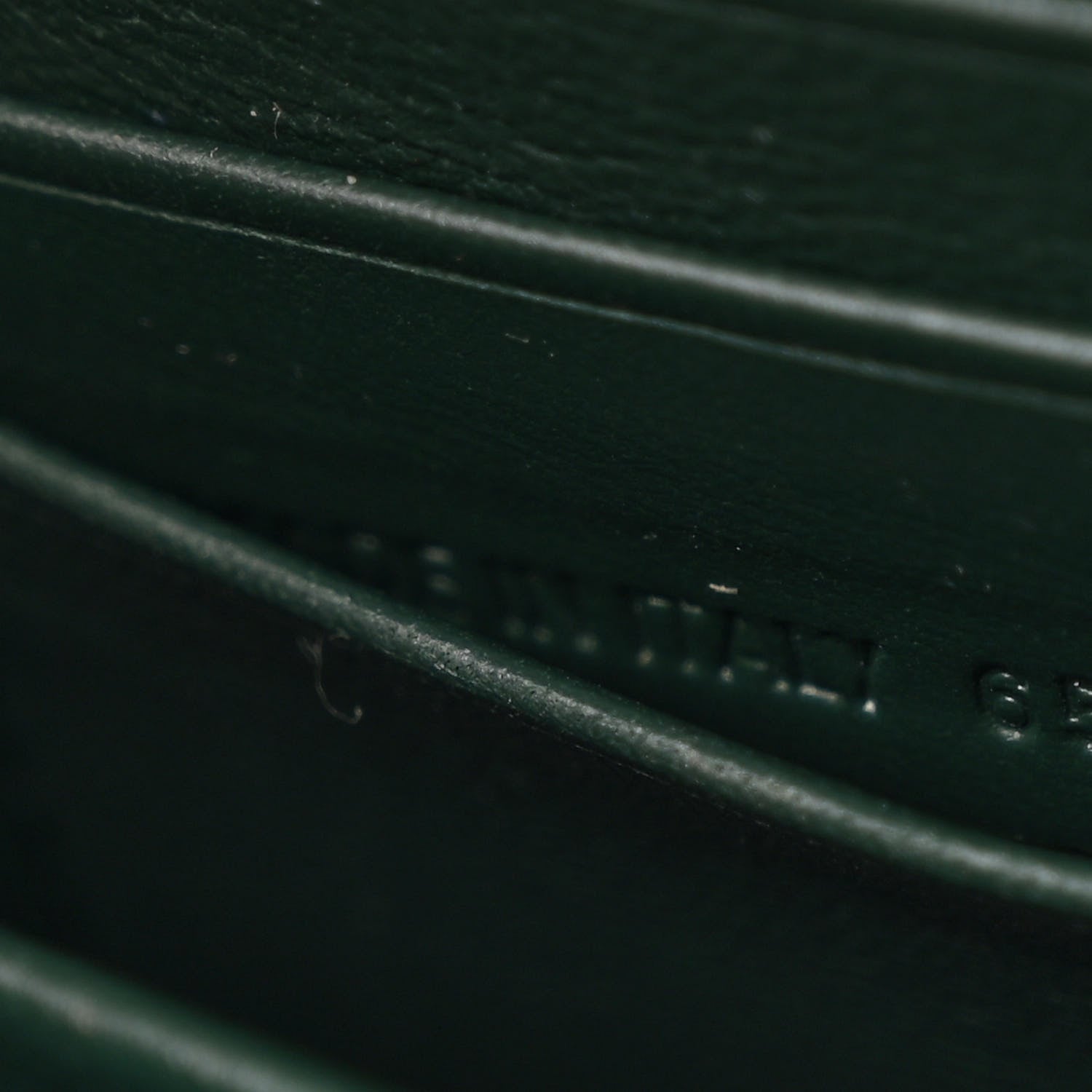 Balenciaga Shiny Calfskin Crocodile Embossed Hourglass Chain Bag Forest Green 7 of 12