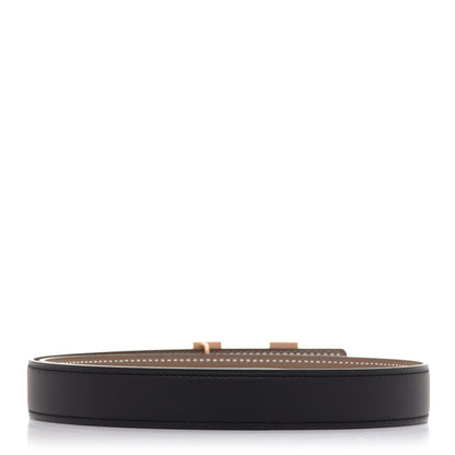 Hermes Swift Epsom 24mm Mini Martelee Constance Belt 70 Etoupe Black 2 of 7