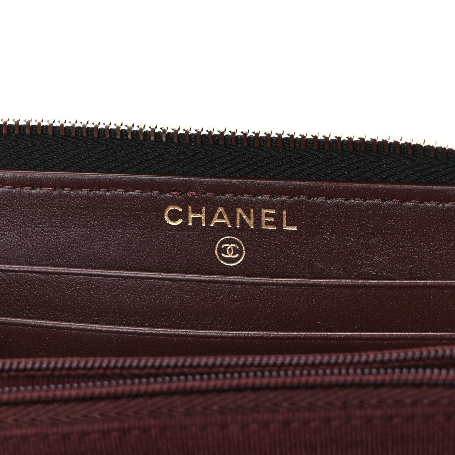 Chanel Caviar Quilted Medium Zip Around Wallet Black 6 of 11