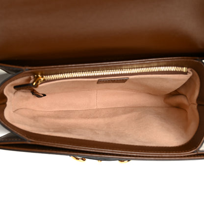 Gucci Azalea Calfskin Horsebit 1955 Shoulder Bag Brown Sugar 5 of 14