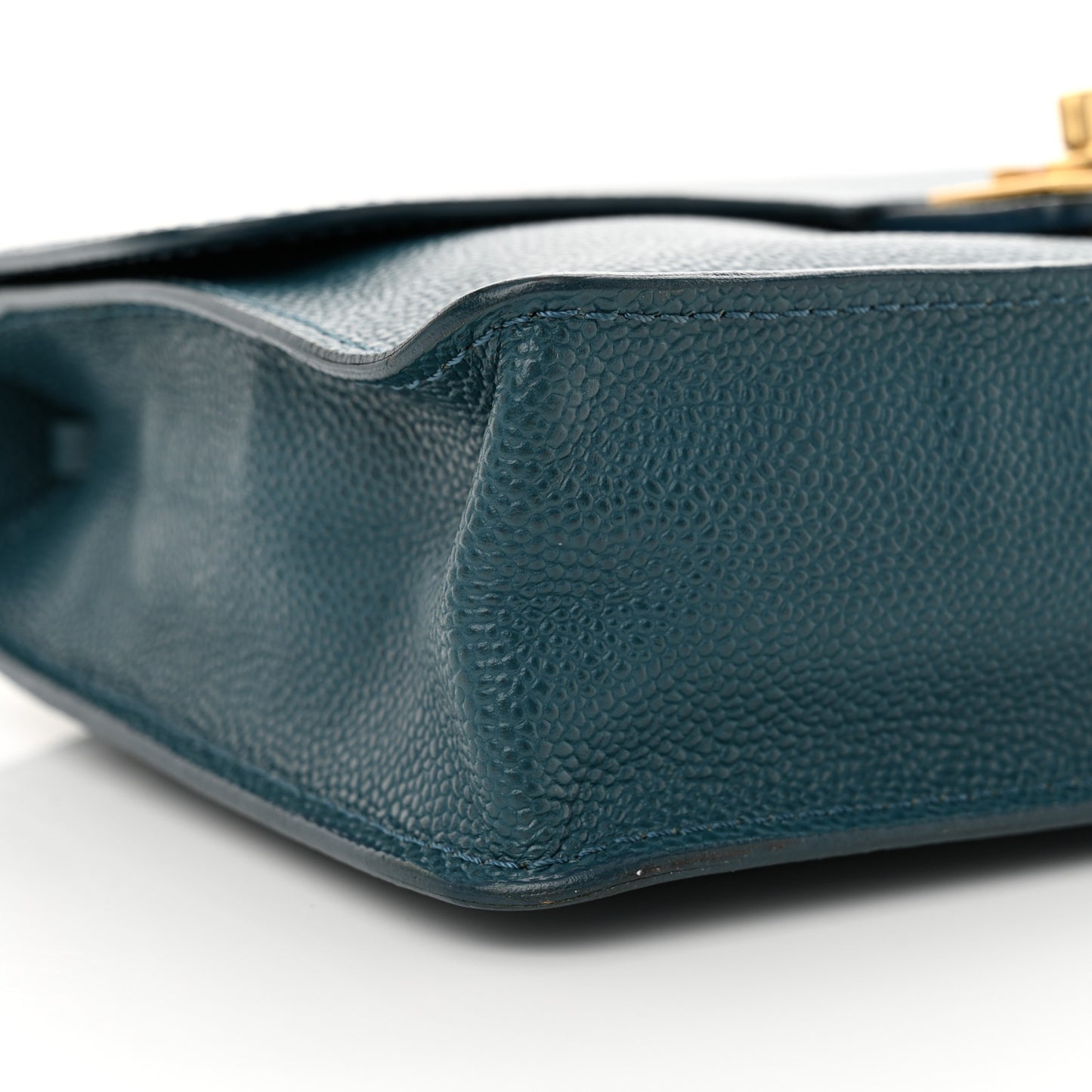 Caviar Medium Flap Blue